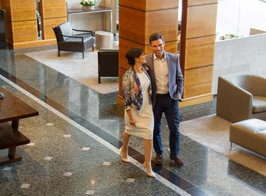 Guest Information Landing - Walking in Lobby